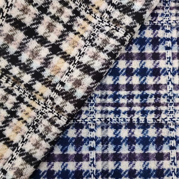 Tissu croisé brossé